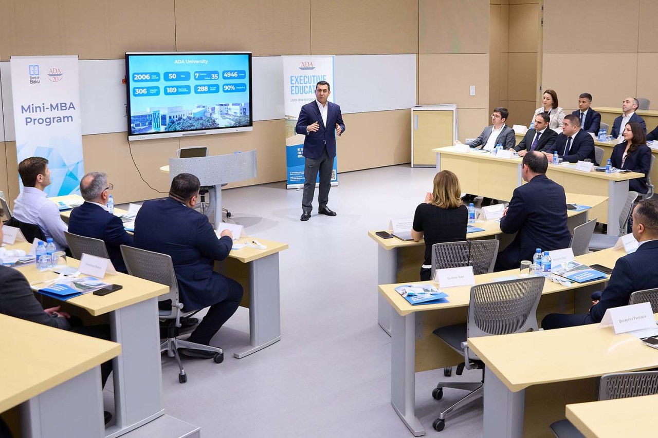 "Bank of Baku" üçün ADA Universitetində II mini MBA proqramı başladı - FOTOLAR